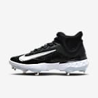 Nike Men s Alpha Huarache Elite 4 Mid Baseball Cleats in Black Size 7 Dj6520 001